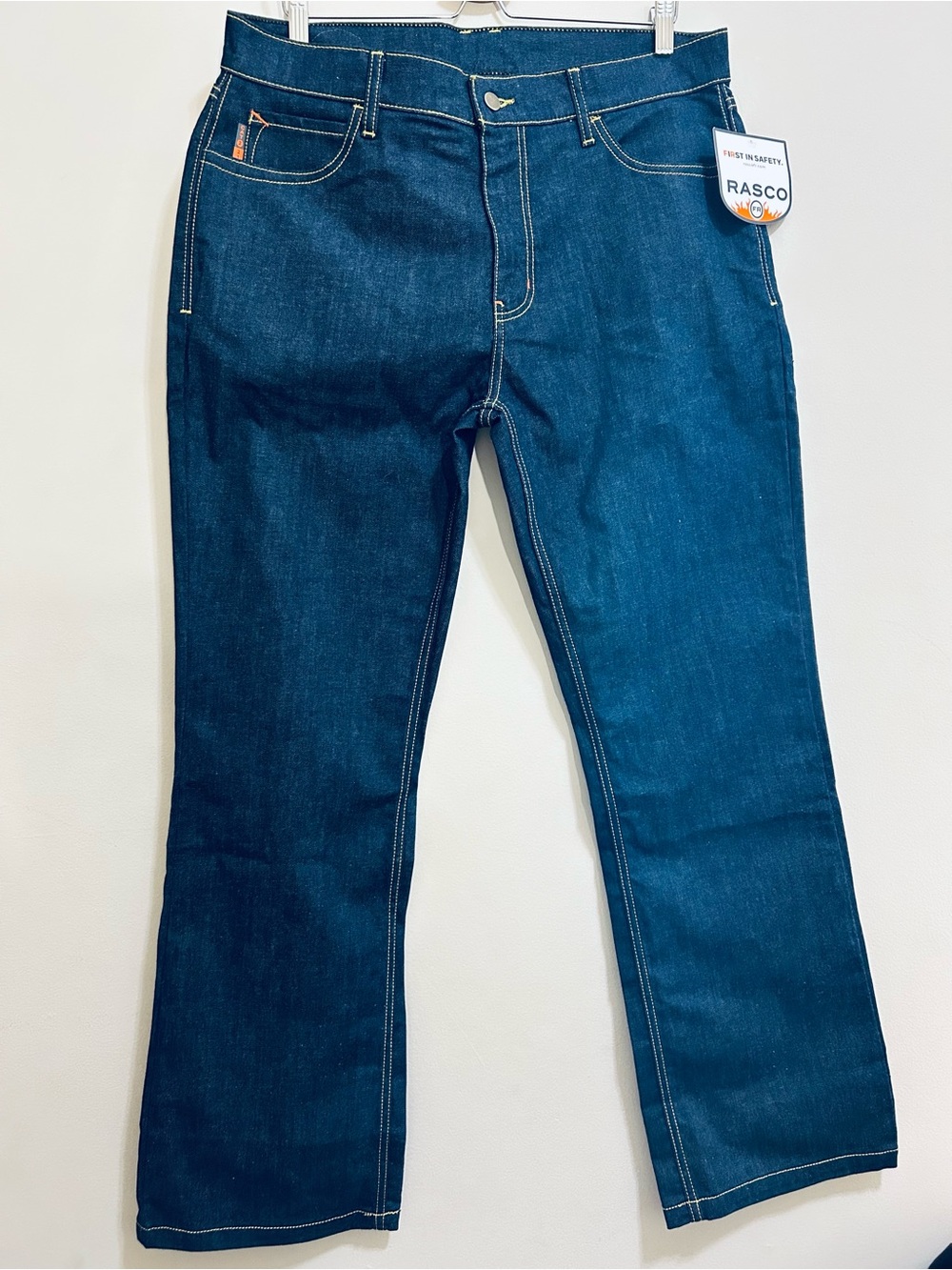CAT 2 Flame resistant Dark Blue Straight-Leg Jeans